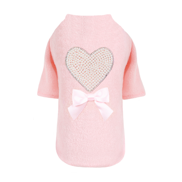 Pearl Heart Dog Sweater – Hello Doggie