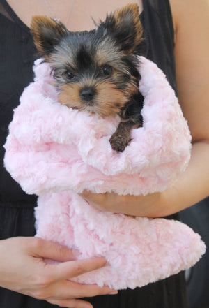 snuggle, pup, sleeping, bag, blanket, dog, doggie, hello, baby, puppy, teacup, tiny, small, luxury, pet, warm, zipper, rosebud, puppies, plush, mat, handcrafted, handmade, made in usa, usa, dreamy, doggy, cuddly, comfy, comfort, blue, pink, cream, tan, chocolate, 